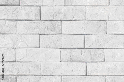 The background image of the layered white bricks.