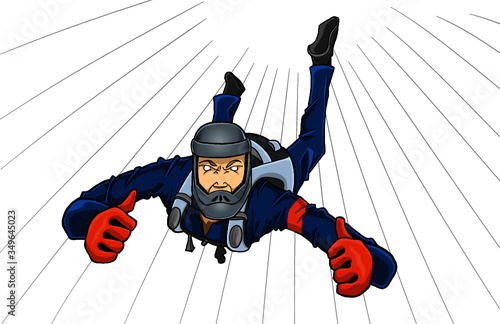 parachute man