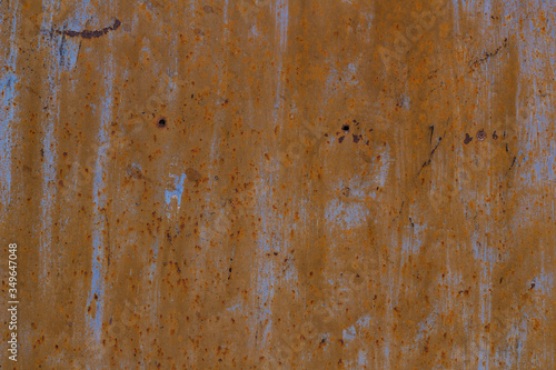 Rust metal background, old metal sheet and rusty metal texture, surface rust