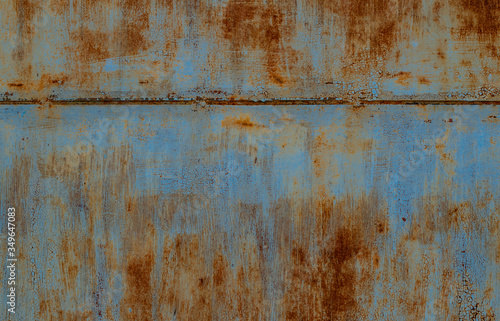 Rust metal background, old metal sheet and rusty metal texture, surface rust. Weld.