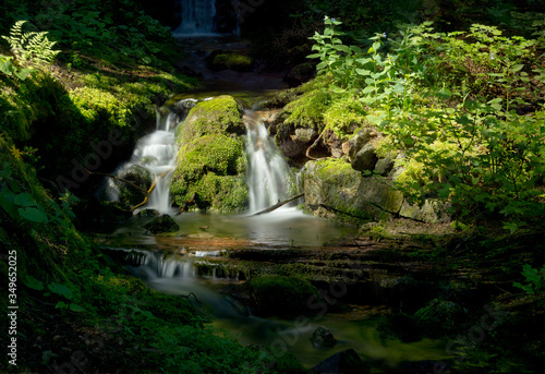 Mossy Rocks Waterfall 1