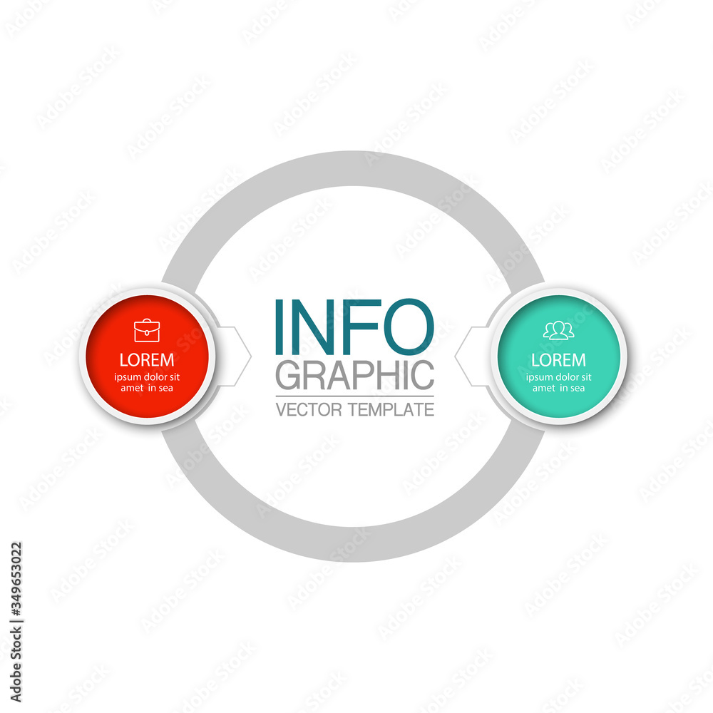 Vector iInfographic template for business, presentations, web design, 2 options. Vector iInfographic template for business, presentations, web design, 2 options.
