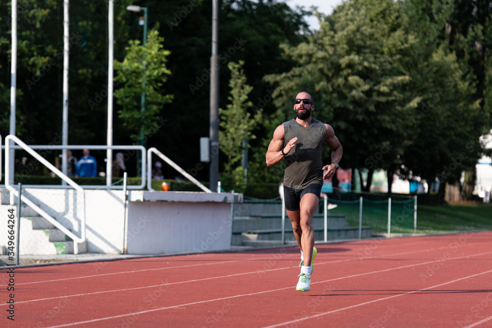 Man Run Training Outdoors