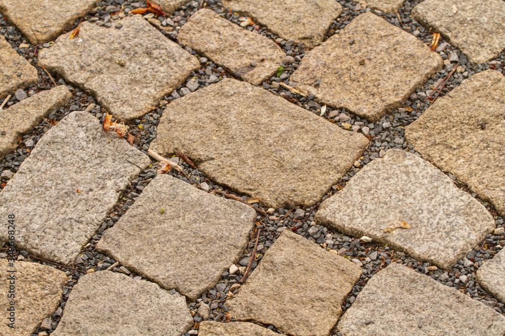 Obraz premium old stone pavement