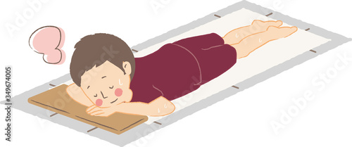 岩盤浴カラー男子v12