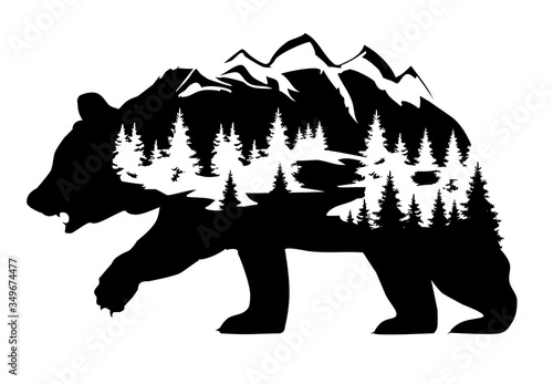 Vector Bear Silhouette
