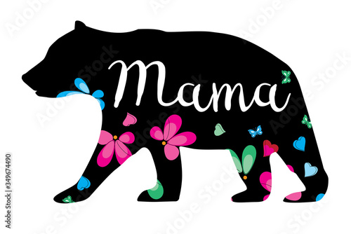 Vector Mama Bear