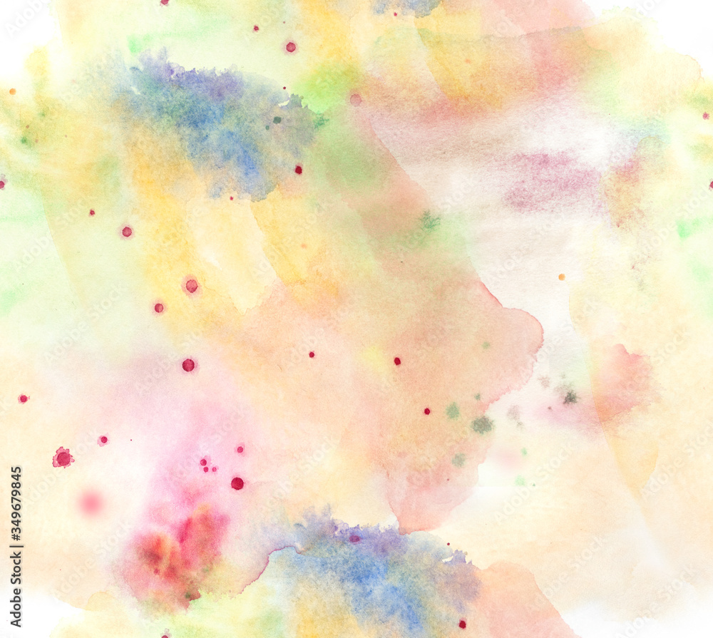 Watercolor seamless hand drawn background. Beige colors