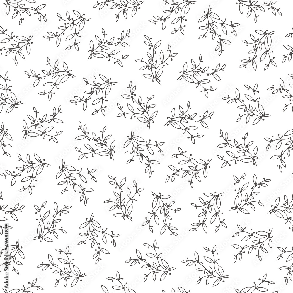 Seamless pattern with hand drawn flowers, vector illustration Seamless pattern with hand drawn flowers, vector illustration