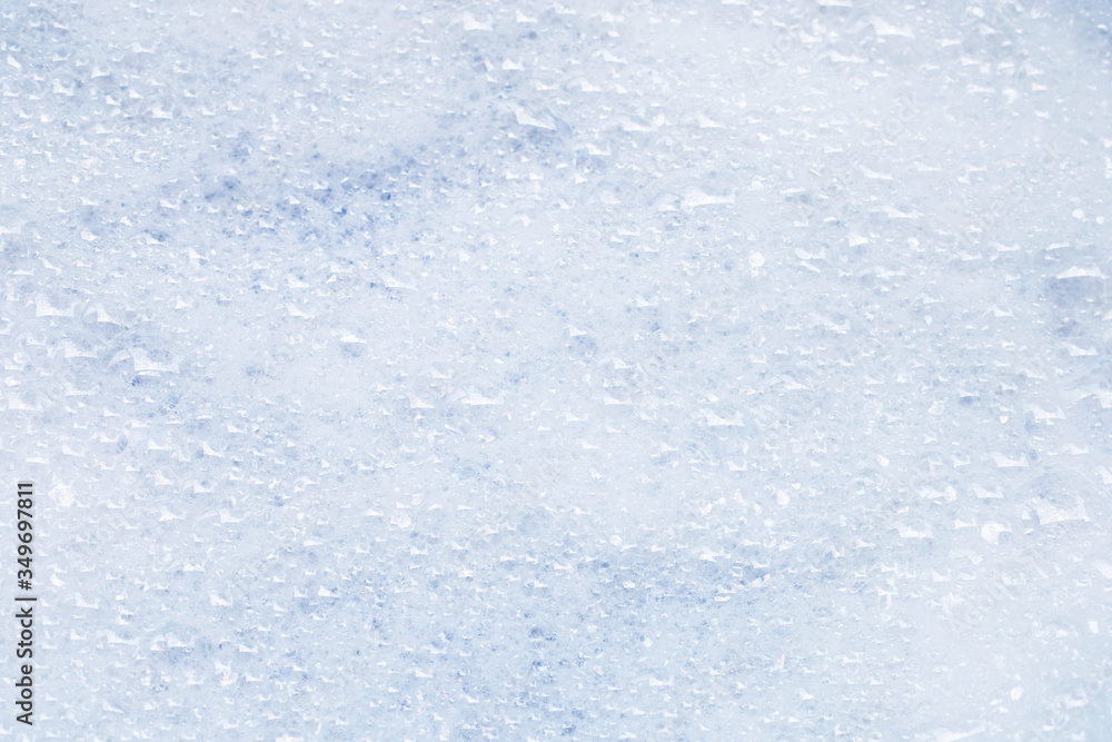 Obraz premium Detergent foam bubble. Top view