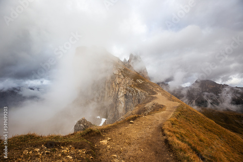 Wonderful landscape of the Dolomites Alps