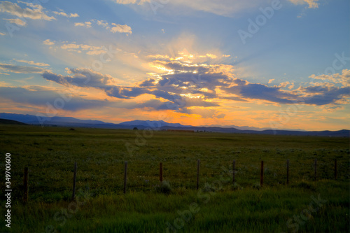 Sunset in Wyoming © Taha