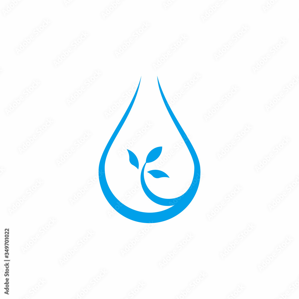 fresh leaf water drop simple geometric design natural symbol logo vector fresh leaf water drop simple geometric design natural symbol logo vector