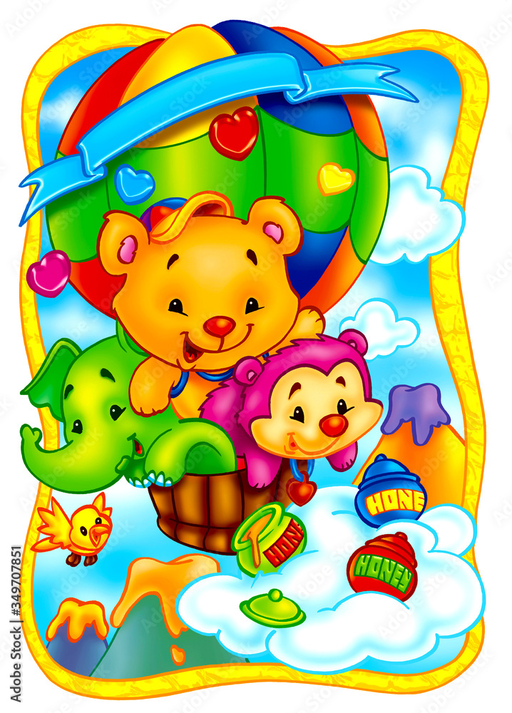 Naklejka premium FUNNY ANIMALS