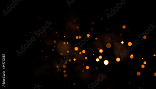 real backlit dust particles...