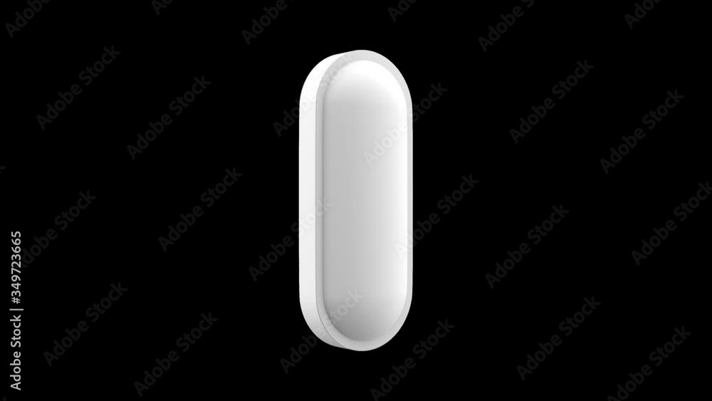 White pills isolated rotating. Seamless looping. Alpha channel / Luma matte. 4K UHD. 3d rendering. White pills isolated rotating. Seamless looping. Alpha channel / Luma matte. 4K UHD. 3d rendering.