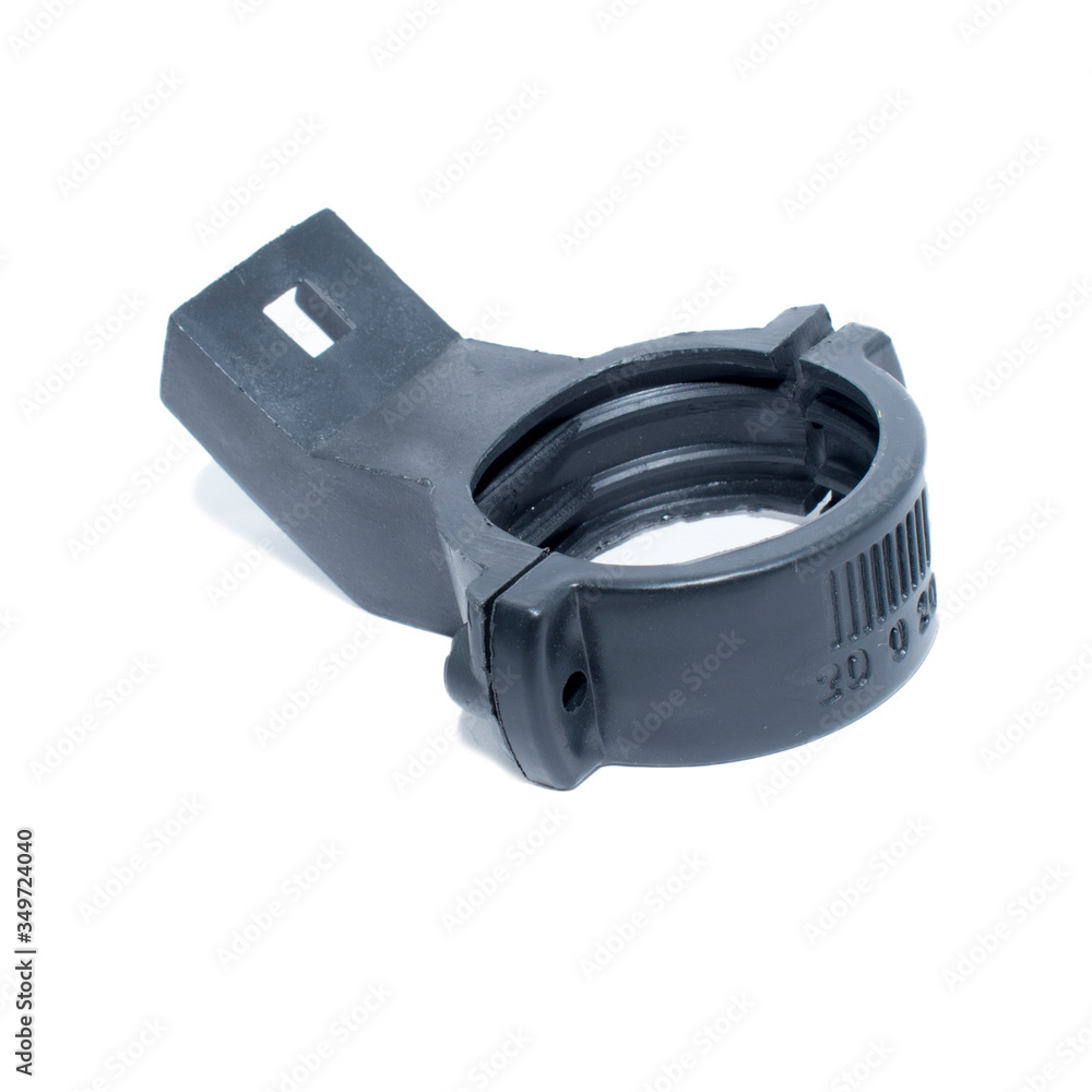 Obraz premium Black ku band Lnb mount clamp for dish antenna