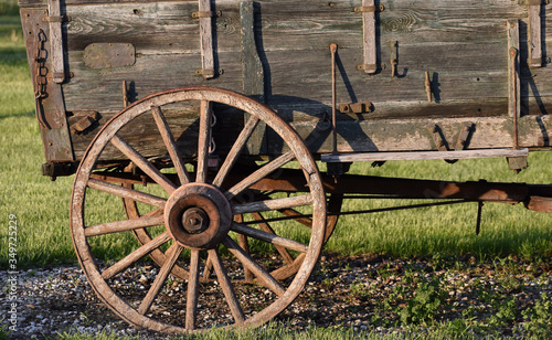 old wagon wheel