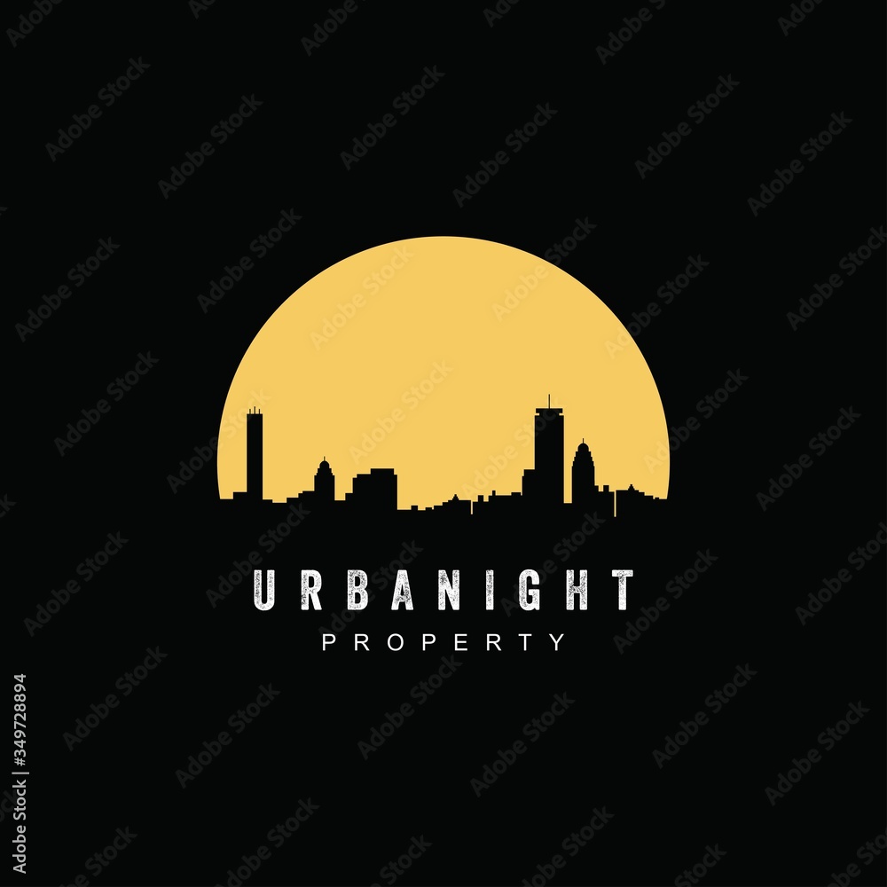 Night City for Real Estate Logo design
