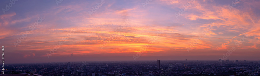 empty beautiful sky panoramic view empty beautiful sky panoramic view