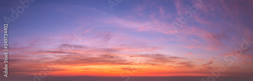 Fototapeta Naklejka Na Ścianę i Meble -  empty beautiful sky panoramic view