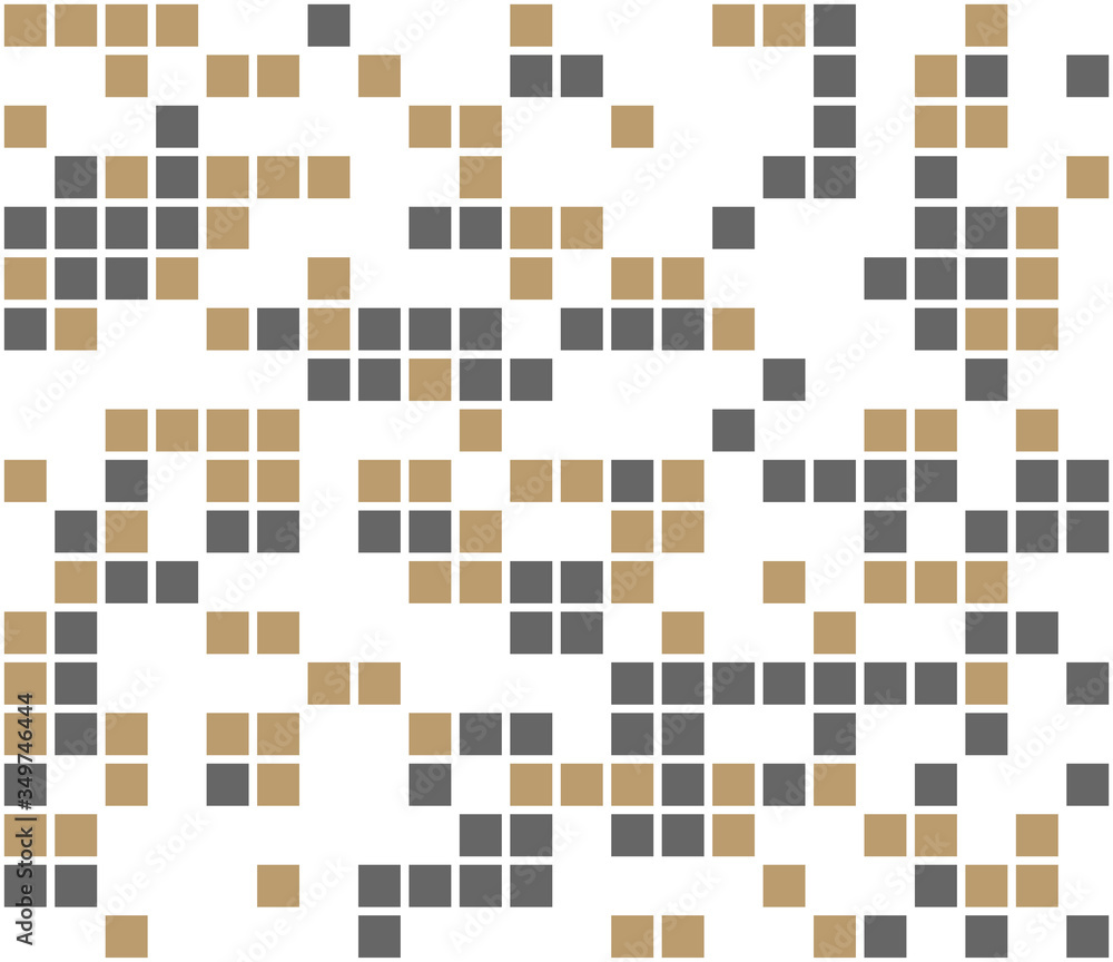 Fototapeta premium Color mosaic. Colorful background. Abstract seamless pattern. Vector illustration.