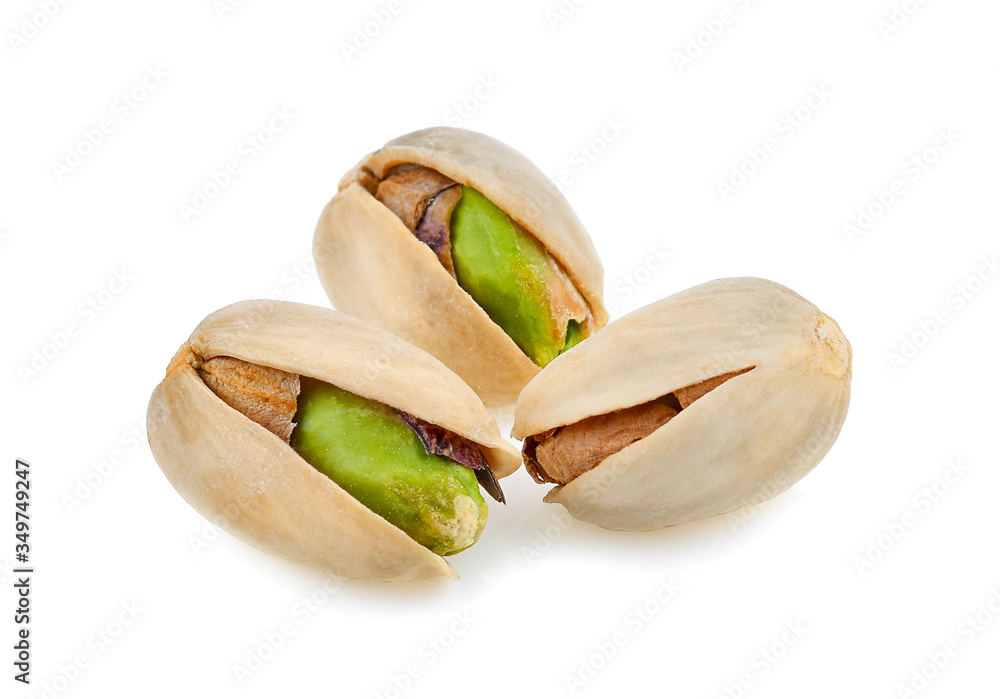 Pistachio on a white back ground Pistachio on a white back ground