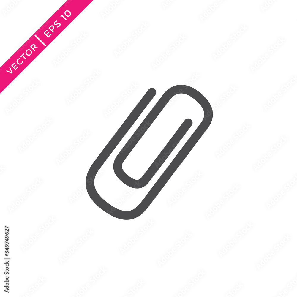 Paperclip Icon, Vector for Web Paperclip Icon, Vector for Web