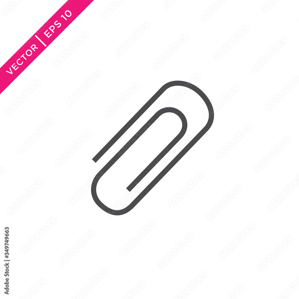 Paperclip Icon, Vector for Web Paperclip Icon, Vector for Web
