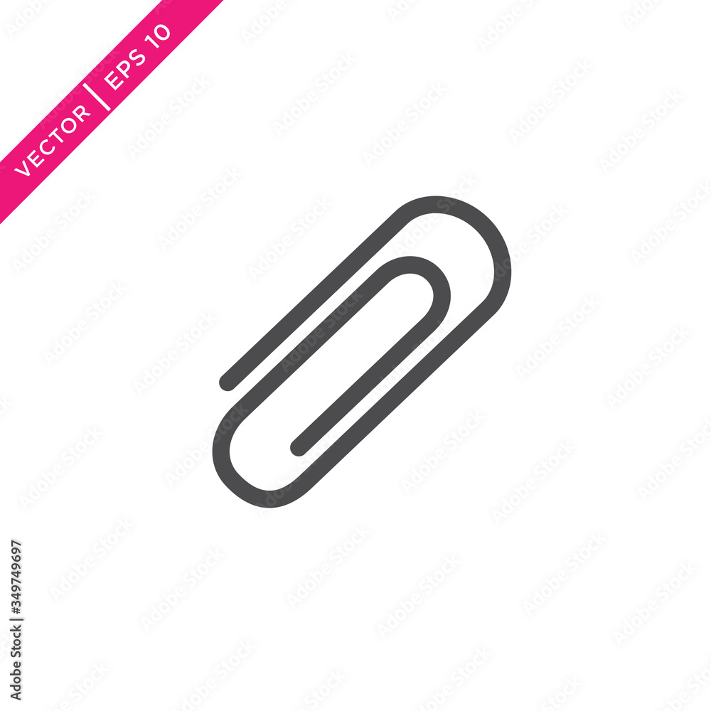 Paperclip Icon, Vector for Web Paperclip Icon, Vector for Web