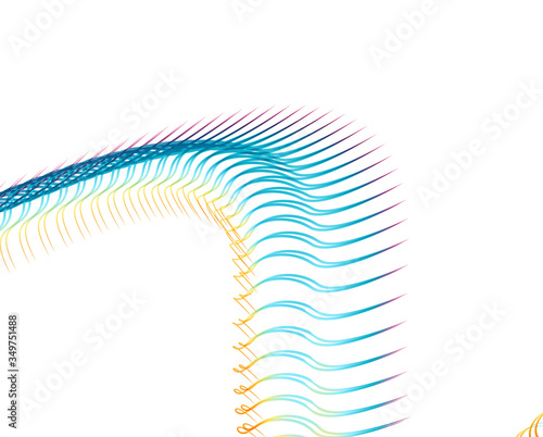 Abstract background blend wave line design for Wallpaper, Banner, Background, Card, Book Illustration, landing page