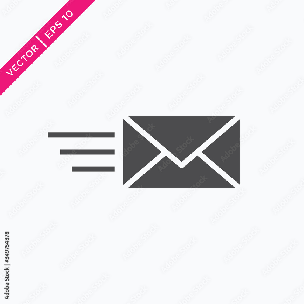 Envelope Icon, Email Icon, Vector for Web, Outline Style Envelope Icon, Email Icon, Vector for Web, Outline Style