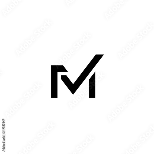 Letter m , mv logo design vector image , letter mv logo icon design template , logo mv , letter mv , letter m 