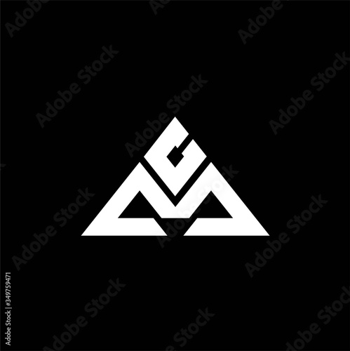 logo letter mc icon , logo letter mc triangle , logo triangle letter mc 