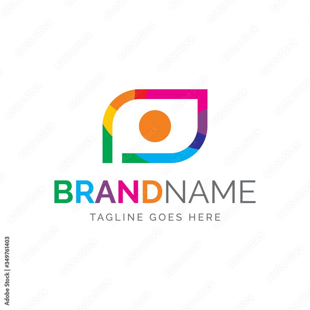 logo of camera and eye logo of camera and eye