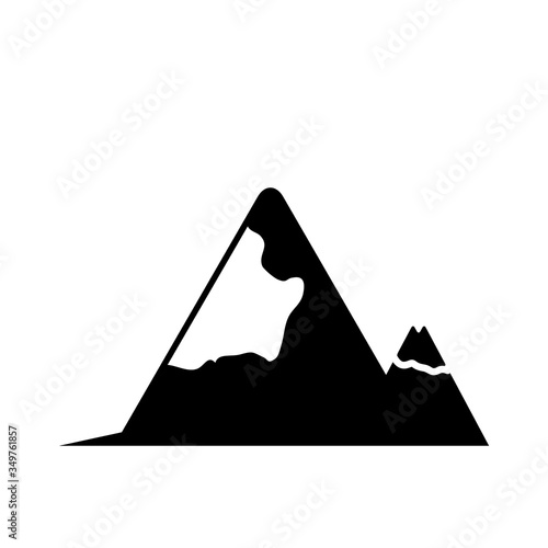 Mountain Icon Design Vector Template