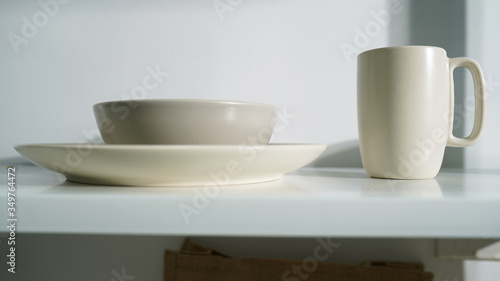 plates and cups ceramics