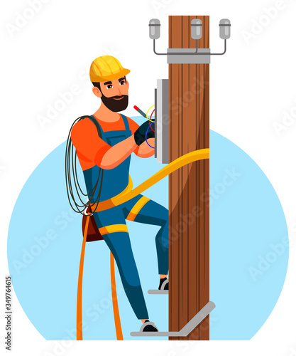 Electrician repair city electrical installation
