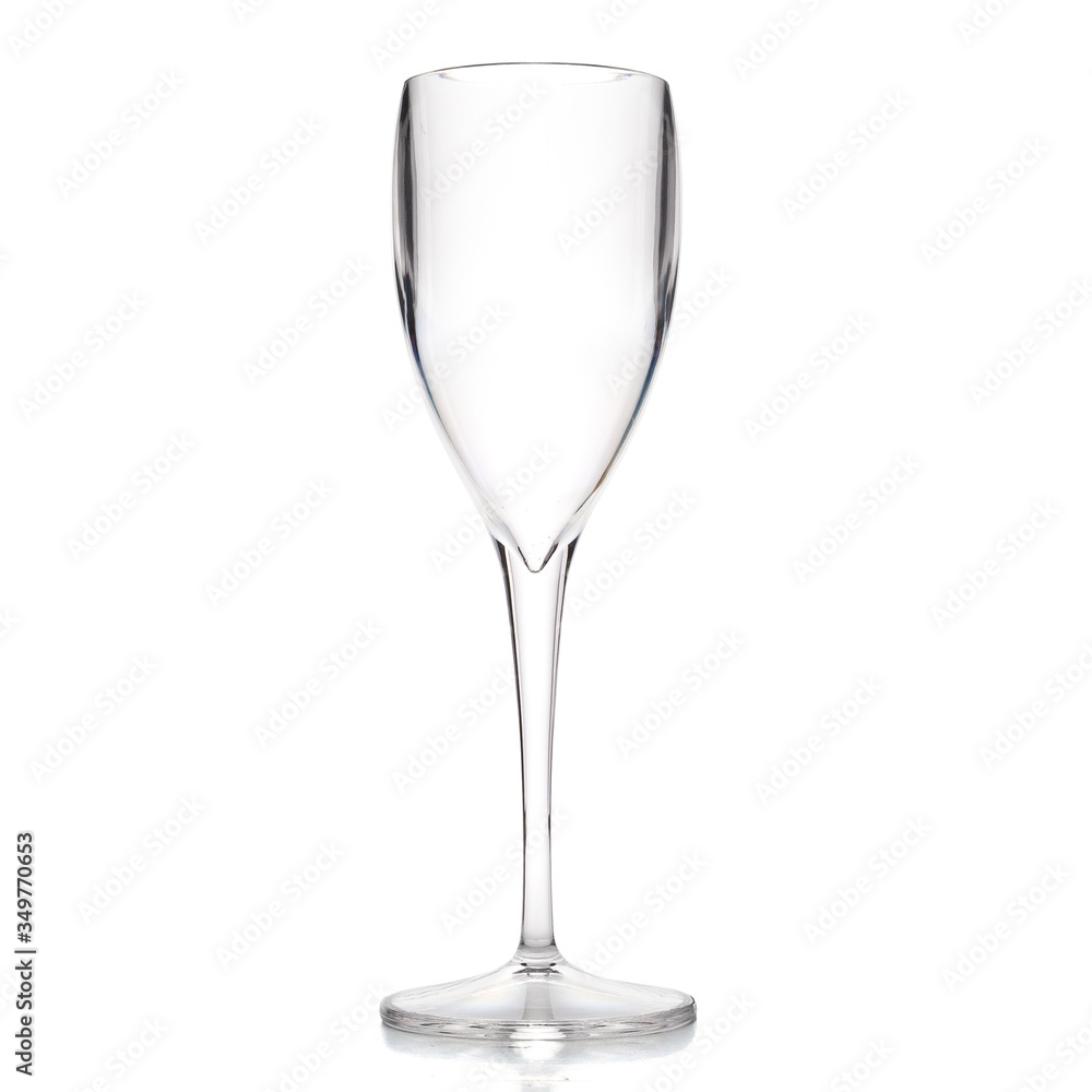Realistic champagne glass Realistic champagne glass