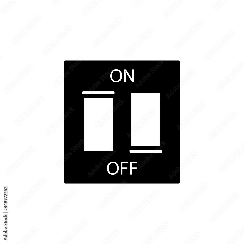 Light Switch Icon Design Vector Template Light Switch Icon Design Vector Template