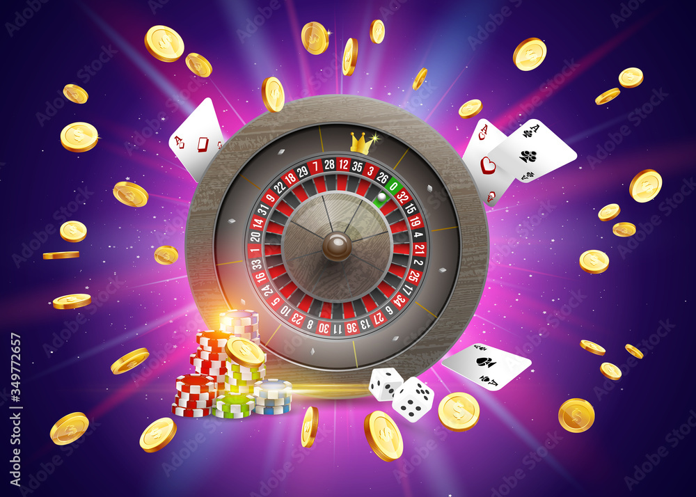 Realistic casino gambling roulette