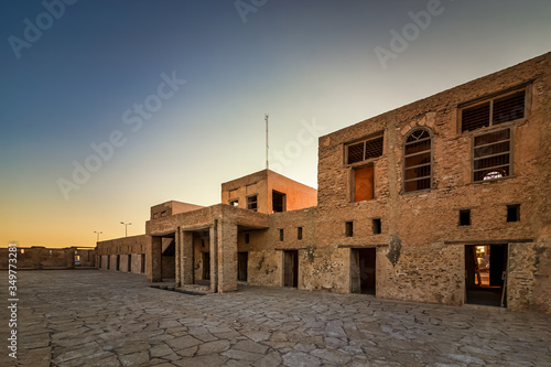 Inside view of historical Old Al-Uqair port in Saudi Arabia.