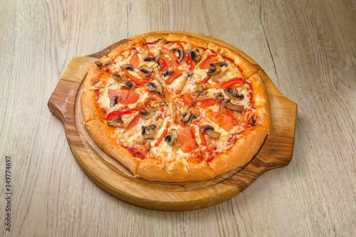 Pizza, jatlian pizza, slice of pizza