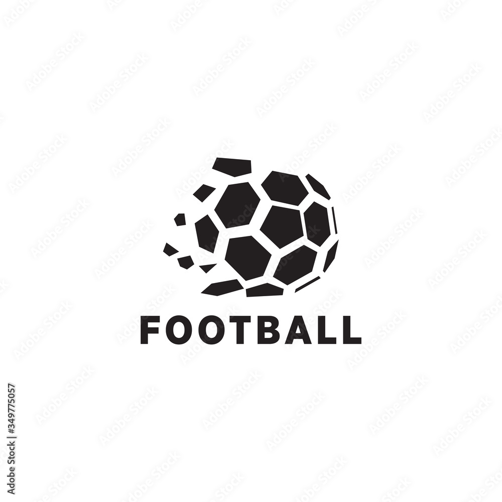 football or soccer logo design with using ball vector icon football or soccer logo design with using ball vector icon