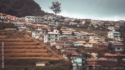aerial view of the city