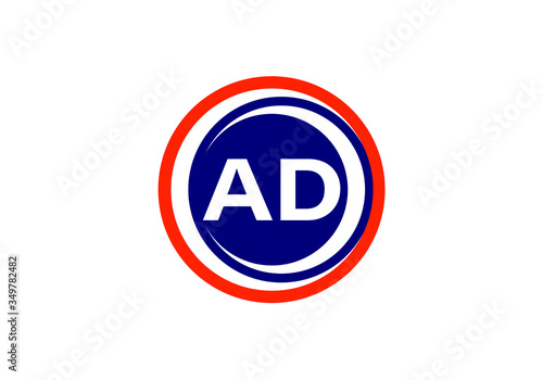 Free Download Initial Monogram Letter A D Logo Design Vector Template. Graphic Alphabet Symbol for Corporate Business Identity - GFXLoad