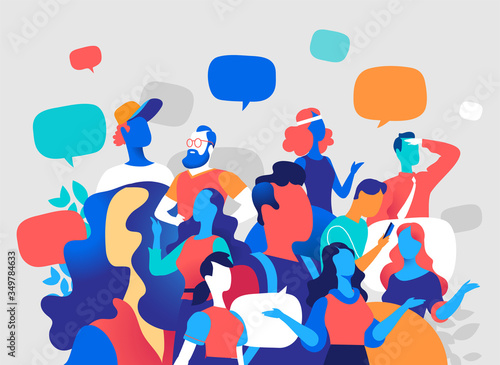 Le persone e la comunicazione digitale. Folla parlante