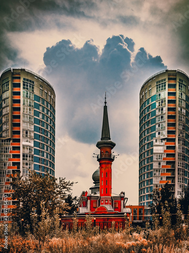 Canvas Print Nizhny Novgorod Cathedral mosque