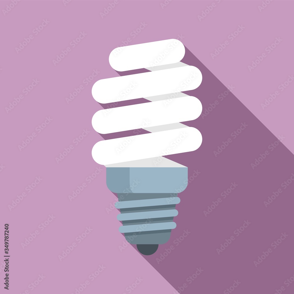 Led bulb icon. Flat illustration of led bulb vector icon for web design Led bulb icon. Flat illustration of led bulb vector icon for web design