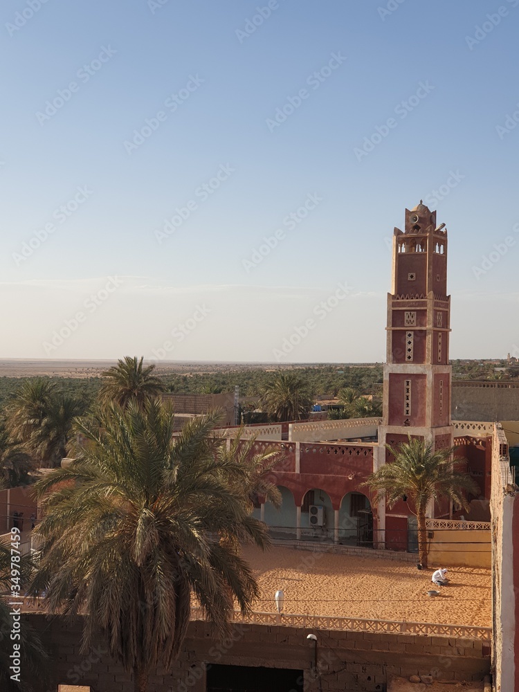 Obraz premium Mosque in the province of Adrar Algeria